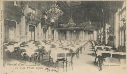 Praha Vinohrady Národní dům velký koncertní sál 1902