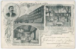 Praha Ječná Schöblova restaurace U Pokorných 1902
