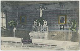 Praha Smíchov IV. obecná škola dívčí kaple 1914