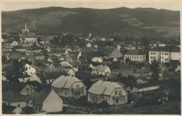 Valašské Meziříčí Vsetín panorama protektorát