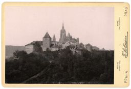 Hradčany od východu, kolem 1885, kabinetka