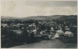 Valašské Meziříčí Vsetín celkový pohled nakl. Mahel