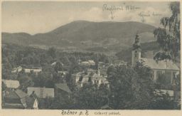 Rožnov pod Radhoštěm Vsetín celkový pohled 1925