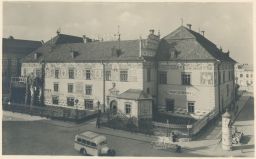 Prostějov zámek Hospoda U krále Ječmínka směnárna
