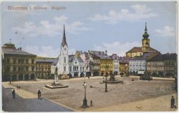Trutnov Trautenau Ringplatz náměstí 1917