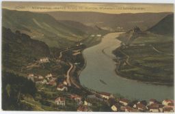 Ústí nad Labem Vaňov železnice vodní doprava 1915 K