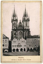 Chrám P. Marie před Týnem, kolem 1885, kabinetka