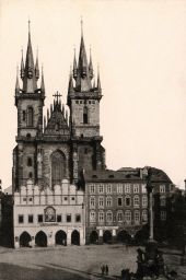 Chrám p. Marie před Týnem, kolem 1890, kabinetka