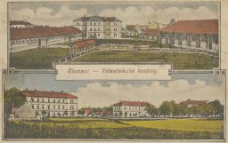 Olomouc armáda dělostřelecká kasárna 1921