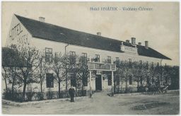Železnice Nádražní hotel Hnátek Vodňany Čičenice Strakonice c.k.