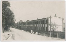 Valašské Meziříčí Vsetín továrna nápis factory