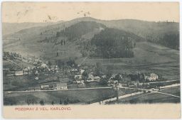 Velké Karlovice Vsetín Beskydy 1907