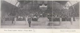 Holešovice Praha První český hudební festival dvojdílná 1904