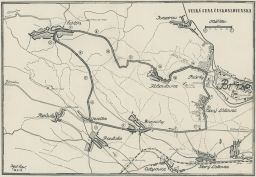 Brno Popůvky Jundrov Veká cena mapka 1949