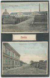 Zlonice továrna V. Faigla Nádražní ulice Kladno 1908