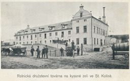 Starý Kolín rolnická družstevní továrna na kysané zelí c.k.