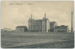 Železnice Holice Olomouc sladovna pivovar K.u.K. 1916