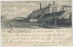 Břeclav cukrovar ulice 1901