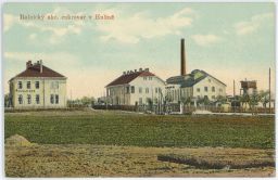 Hulín Kroměříž rolnický akciový cukrovar restaurace K.M.H.