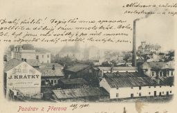 Přerov J. Krátký strojírny slévárna 1901