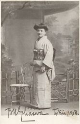 Cestovatelka diplomatka Barbora Markéta Eliášová Tokio podpis 1920