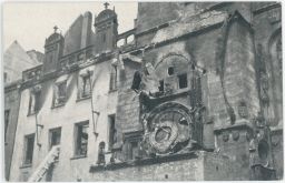 Praha Staroměstské náměstí orloj dobytí Rudou armádou nakl. Wanner