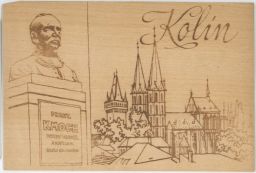 Kolín Kmoch Sokol dřevěná pohlednice sbírka Alois Pajer
