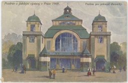 Praha Holešovice výstava pavilon pro průmysl chemický 1908