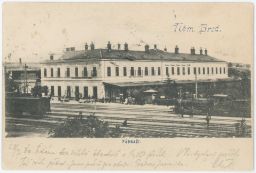 Železnice nádraží Havlíčkův Německý Brod 1902
