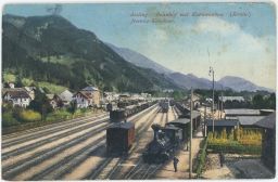 Železnice nádraží Jesenice Karawanken Slovinsko