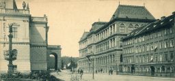 Průmyslové muzeum v Praze, 1900, fotodopisnice, světlotisk