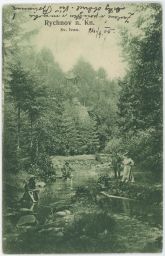 Rychnov nad Kněžnou Svatý Ivan lidičci ve vodě nakl. Bárta 1905