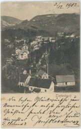 Hluboká Tiefenbach zaniklá obec Janský vrch Karlovy Vary 1902