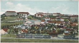 Železnice nádraží Rosice 1904