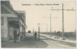 Železnice Maďarsko Szentendre Vasút illetve villamos állomás