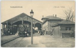 Železnice Maďarsko Székesfehérvár Állomás belseje 1914