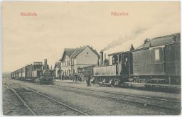 Železnice Maďarsko Kesztbely Pályaudvar 1913