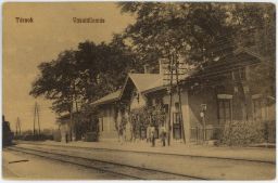 Železnice Maďarsko Tárnok Vasutállomás 1910