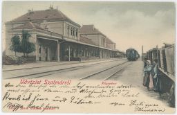 Železnice Maďarsko Üdvözlet Szatmárról 1903