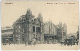 Železnice Maďarsko Budapest Nyugati pálya udvar 1916