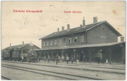Železnice Maďarsko Kormend 1909