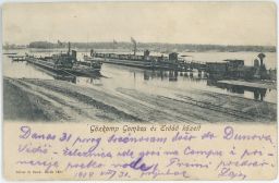 Železnice Maďarsko Gőzkomp Gombos és Erdöd közett 1904