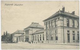 Železnice Maďarsko Kaposvár Pályudvar 1915
