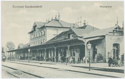 Železnice Maďarsko Kecskemét Pályudvar 1916