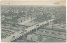 Železnice Maďarsko Győr Nádorváros 1910