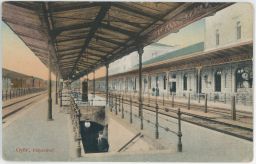 Železnice Maďarsko Győr Pályudvar 1916