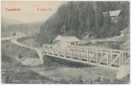 Železnice Maďarsko Tusnádfürdo A vasuti híd 1909