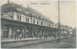 Železnice Maďarsko Szolnok Vasútállomás 1914