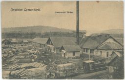 Železnice Maďarsko Üdvözlet Comandóról Comandói fürész 1909