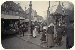 Praha, Jarní trh na Karlově náměstí, kolem 1905